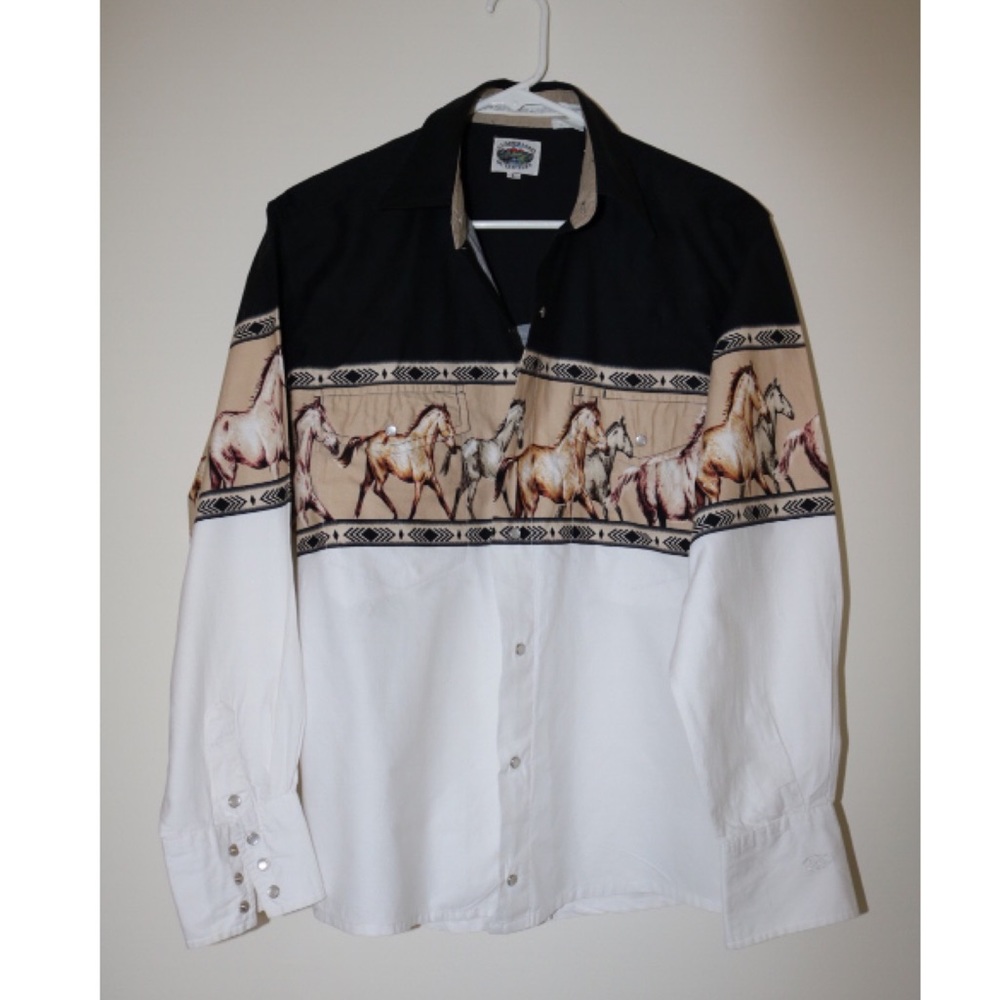 Horse 🐎 Long Sleeve Button Down
